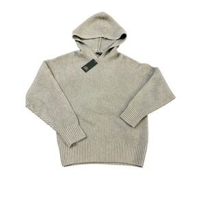 Wild Fable Women's Ribbed Knit‎ Hoodie Sweater Light Green XS Casual Cozy